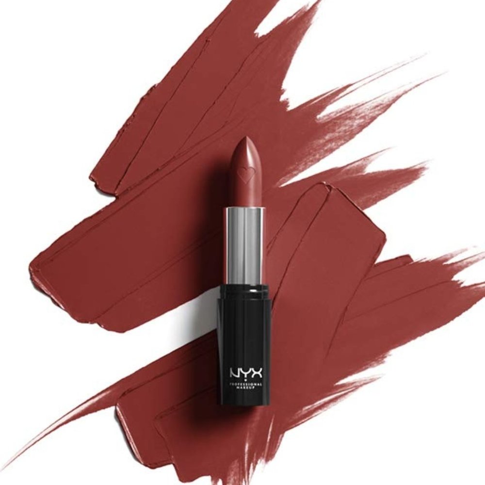 🌵3/$20🌵 Shout Loud Satin Lipstick Hot In Here (Burnt Red) with Shea Butter NYX
